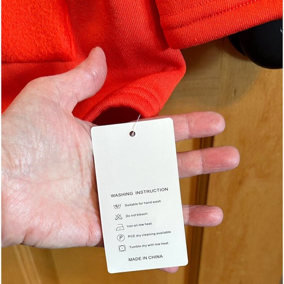 NWT, Floral Blooming Women’s Sz Medium Red Button Front Jacket w/Pockets - Picture 13 of 16